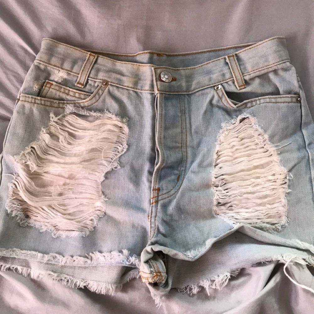 Brandy Melville Distressed Shorts